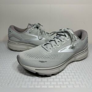 Brooks Ghost 15 Women's Size 11 Oyster White Lace Up Road Running Shoes